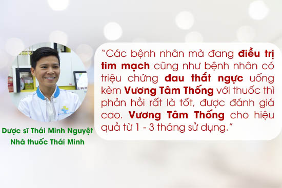 Chia sẻ của dược sĩ Minh Nguyệt - Nhà thuốc Thái Minh về sản phẩm Vương Tâm Thống